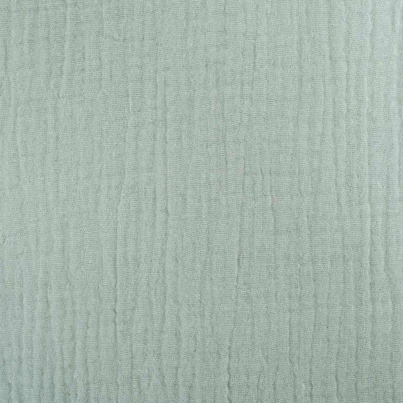 Double Gaze Unie Vert Sauge - Maison Klem